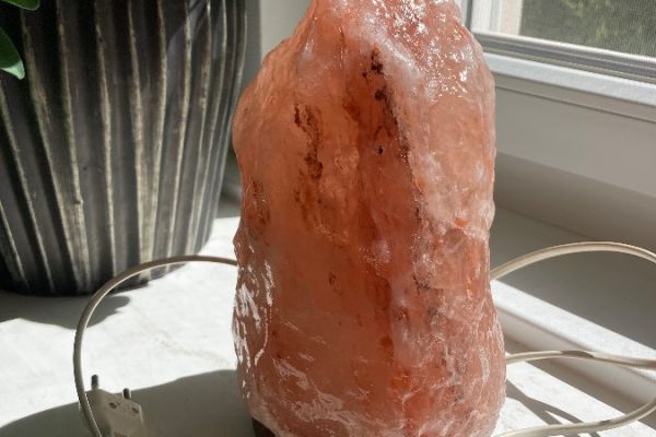 Salkristall Lampe