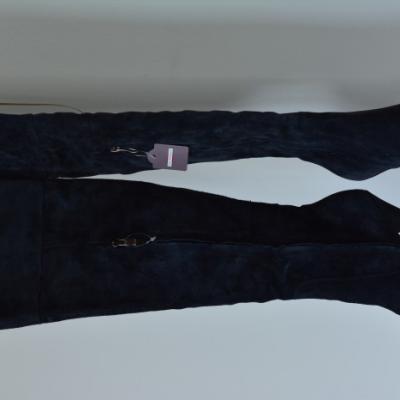 Lederstiefel Overknee Gr.40 - thumb