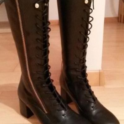 Lederstiefel von Max&Co. Größe 36 - thumb