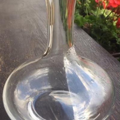 Brocca di vetro cristallo Weinkaraffe Kristallglas - thumb