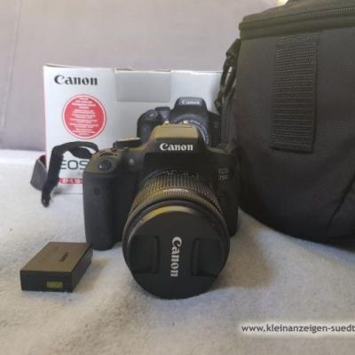 DSLR Canon EOS750D + Batterie + Case - thumb