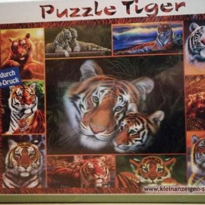 Puzzle 1000 Stück Tiger - thumb