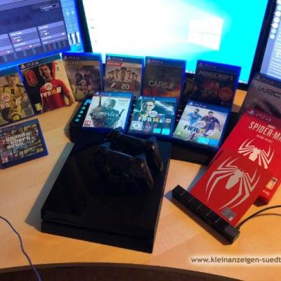 PS4 (500GB) 2 Controller 12 Spiele - thumb