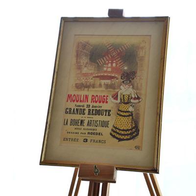 Moulin Rouge Poster mit Bildrahmen - thumb