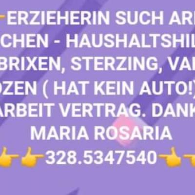 ERZIEHERIN SUCHT  ARBEIT TAGLICH NICHT AUF ABRUF - thumb