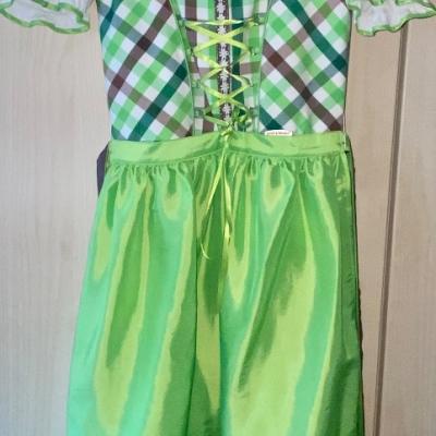 Kinderdirndl inkl. dazugehöriger Bluse in sehr gutem Zustand - thumb