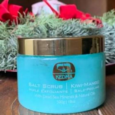 Kedma Scrub Totes Meer Salz Kiwi-Mango 500gr - thumb