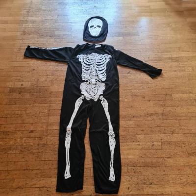 Halloween oder Fasching Kostüme Skeleton Scheleto gr 140 - thumb