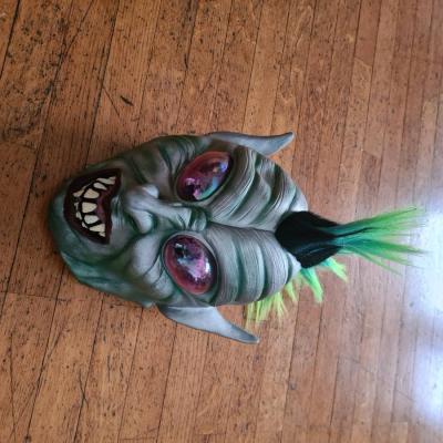 Widmann Maske Alien Punk für Halloween oder Fasching - thumb