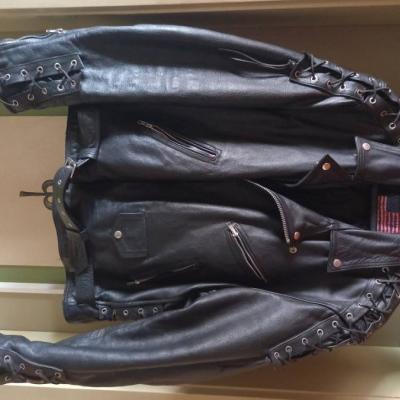 Motorrad Lederjacke - thumb