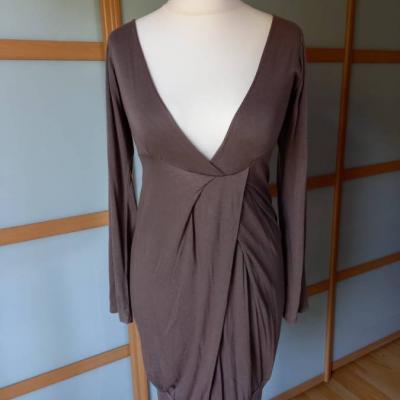 Jerseykleid stylische Ballonform Gr. 36-38 DE Gr. 40-42 ITA - thumb