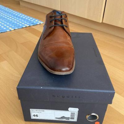 Herren Anzug Schuhe Braun 1x getragen - thumb