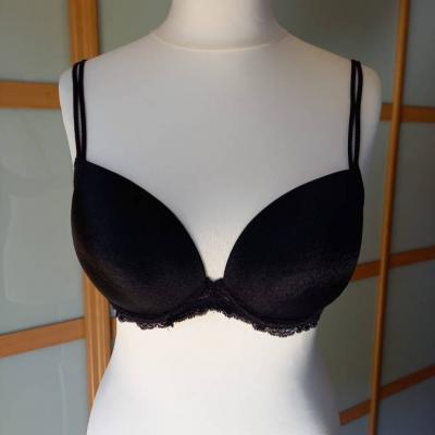 BH Lascana SET (3 Stück) weiß/lila/schwarz Gr 85b DE 4b ITA, NEUWERTIG - thumb