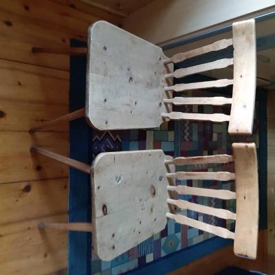 Holzstühle 2 Stück - thumb