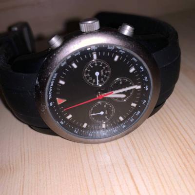 Uhr Schwarz/Grau - thumb