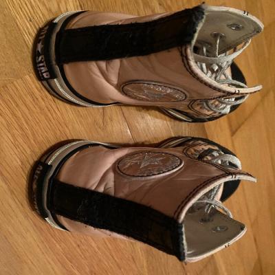 All Star / Converse - rosa schwarz - thumb
