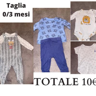 Kinderbekleidung 0/3 monate 10€ - thumb