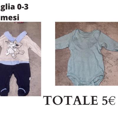 Kinderbekleidung 0/3 monate 5€ - thumb