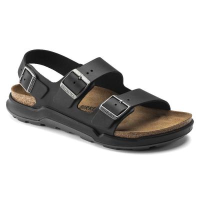 Birkenstock Outdoor – Sandalen Leder schwarz - Milano CT Herren Adv - thumb