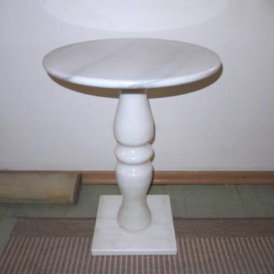 Tisch Marmor Weiß Massiv Rund - thumb