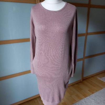 ESPRIT Organic Strickkleid altrosa Gr M DE 38 / IT 44 - WIE NEU - thumb