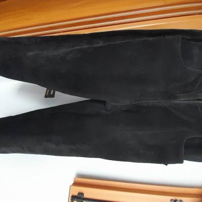 Schwarze Lederhose zu verkaufen - thumb