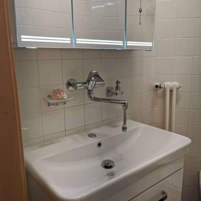 Spiegelschrank und Waschbecken - thumb