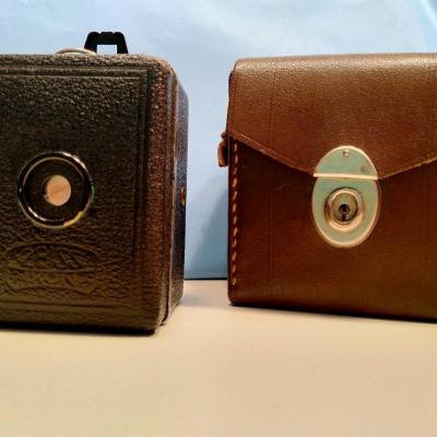 3 vintage Boxkameras - thumb
