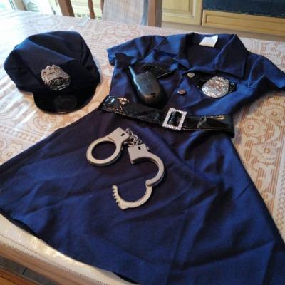Costime carnevale poliziotta bambini - thumb