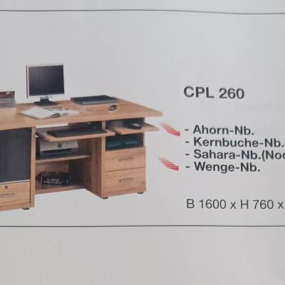 Schreibtisch  Ahorn Massivholz, neuwertig - thumb