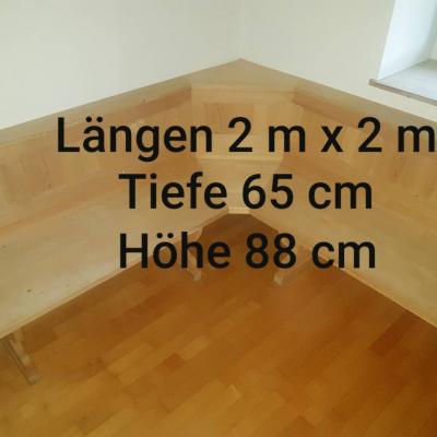 Eckbank Massivholz Fichte natur um € 180 zu verkaufen. - thumb