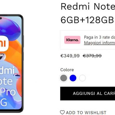 XIAOMI Redmi Note 11Pro 6GB Ram 128GB Rom 5G grey - thumb