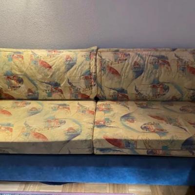 Sofa mit Bettfunktion zu verkaufen - thumb