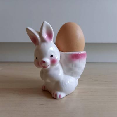 OSTERN - Häschen - Eierbecher aus Keramik - thumb