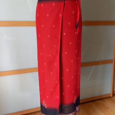 WICKELROCK Thai-Style rot GR: 36/38 DE | 42/44 IT - WIE NEU - thumb