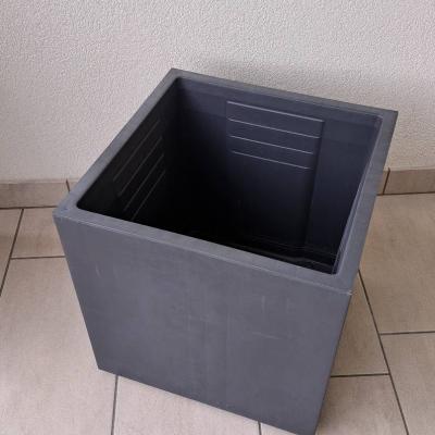 Pflanzkübel 49 x 49 x 49 cm mit Rollen - thumb
