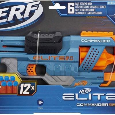 Schießspielzeug NERF ELITE 2.0 COMMANDER RD 6, OVP - thumb