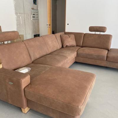 Großes Sofa aus echtem Leder - thumb