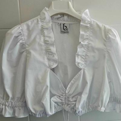 Dirndlbluse "bergweiss" - thumb