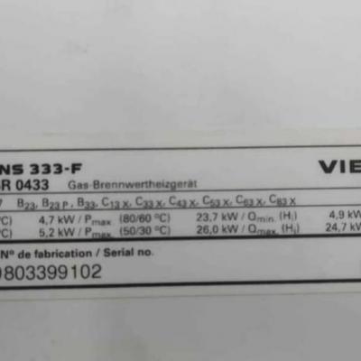 Gas-Brennwertheizgerät - Vitodens 333-F - thumb