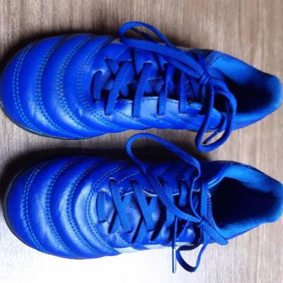 Fussballschuhe Kinder Größe 33 Blau Adidas - thumb