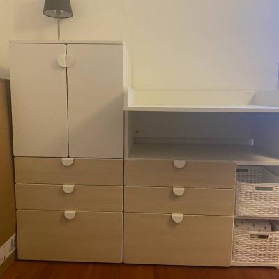 Verkaufe Wickeltisch und Kinderschrank - thumb
