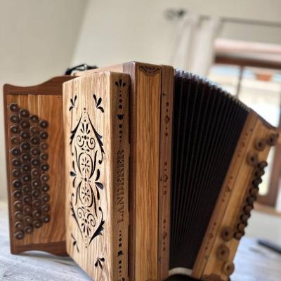 Landerer Deluxe Holzharmonika B ES AS - thumb