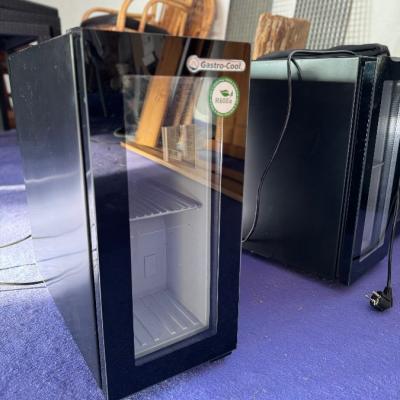 Mini POS Glastürkühlschrank - schwarz - thumb