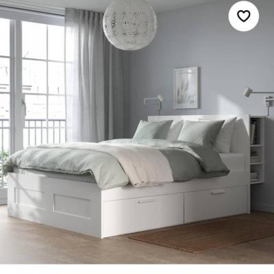 Doppelbett mit Stauraum (IKEA) - thumb
