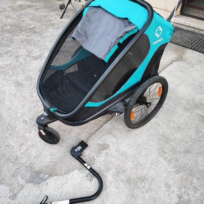 Hamax Pioneer Fahrradanhänger + Kinderwagen für 2 Kinder - thumb