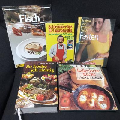 Kochbücher, Rezepte. 5 Bücher- Italienische Küche - thumb