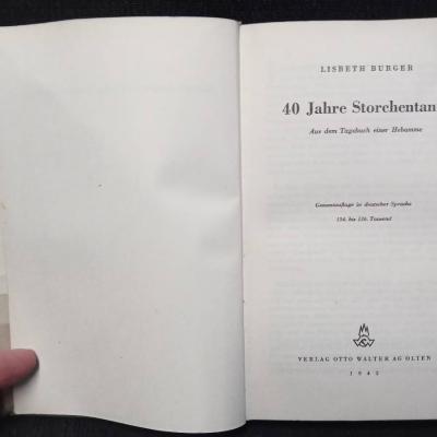 Buch:  40 Jahre Storchentante  - 1943 - - thumb