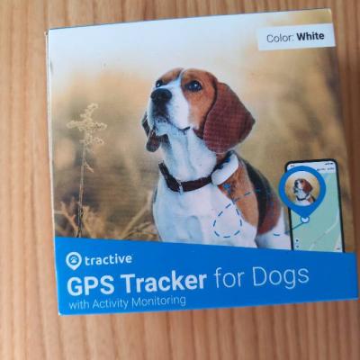 GPS Tracker für Hunde neu Farbe weiss - thumb