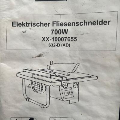 Elektrischer Fliesenschneider - thumb